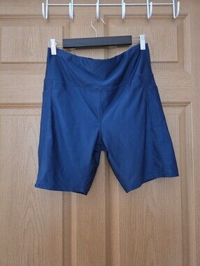 HODO Sports Swim Shorts Size Large 7" Inseam Navy UPF Swim Bottoms NWOT